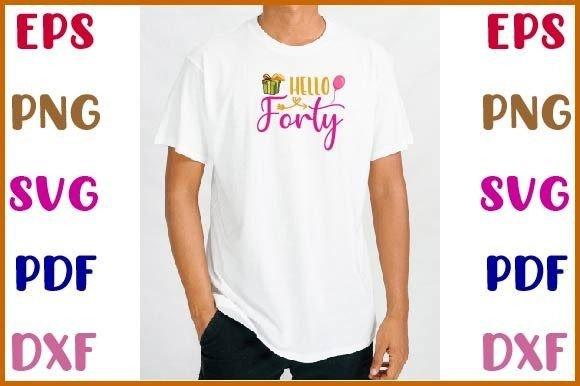 Hello Forty Svg: A Designer's Take on This Dog Design