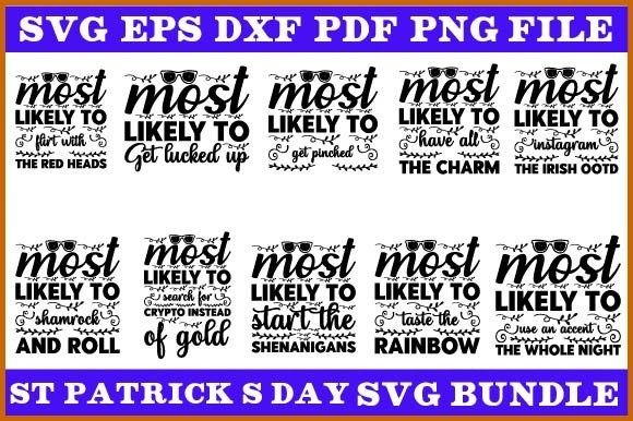 St. Patrick's Day SVG Design Bundle
